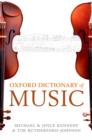 Image for The Oxford dictionary of music