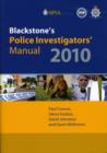 Image for Blackstone&#39;s police investigators&#39; manual 2010