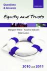 Image for Equity &amp; trusts, 2010 and 2011