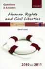 Image for Human rights and civil liberties, 2010 and 2011