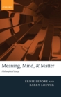 Image for Meaning, mind, and matter  : philosophical essays