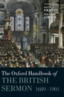 Image for The Oxford Handbook of the British Sermon 1689-1901