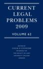 Image for Current legal problemsVol. 62,: 2009