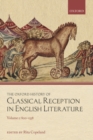 Image for The Oxford history of classical reception in English literatureVolume 1,: 800-1558