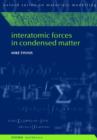 Image for Interatomic forces in condensed matter