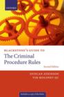 Image for Blackstone&#39;s guide to the Criminal Procedure Rules
