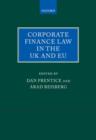 Image for Corporate Finance Law in the UK and EU