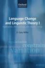 Image for Language Change and Linguistic Theory
