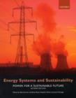 Image for Energy systems and sustainability  : power for a sustainable future
