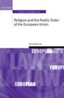 Image for Religion and the Public Order of the European Union