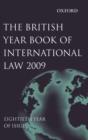 Image for British Year Book of International Law 2009 Volume 80