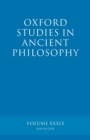 Image for Oxford studies in ancient philosophyVol. 39