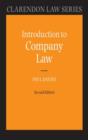 Image for Introduction to Company Law