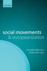 Image for Social Movements and Europeanization