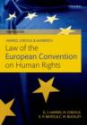 Image for Law of the European Convention on Human Rights
