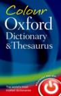 Image for Colour Oxford dictionary &amp; thesaurus