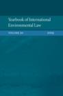 Image for Yearbook of International Environmental Law