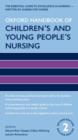 Image for Oxford handbook of children's and young people's nursing