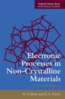 Image for Electronic Processes in Non-Crystalline Materials