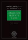 Image for English private law