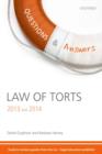 Image for Questions &amp; Answers Law of Torts 2013-2014