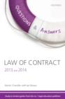 Image for Law of contract  : 2013 and 2014