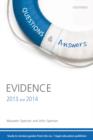 Image for Questions &amp; Answers Evidence 2013 and 2014