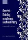 Image for Materials Modelling using Density Functional Theory