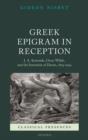 Image for Greek Epigram in Reception