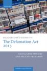 Image for Blackstone&#39;s Guide to the Defamation Act