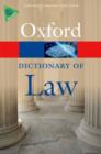 Image for A dictionary of law
