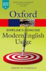 Image for Fowler&#39;s concise dictionary of modern English usage