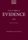 Image for Cross and Tapper on evidence