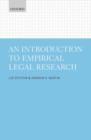 Image for An Introduction to Empirical Legal Research