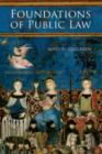 Image for Foundations of Public Law
