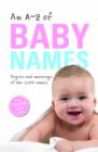 Image for An A-Z of baby names