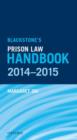 Image for Blackstone&#39;s prison law handbook, 2014-2015