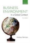 Image for Business environment in a global context