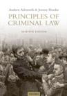Image for Principles of criminal law
