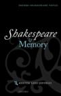 Image for Shakespeare and memory