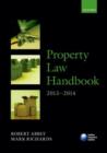 Image for Property law handbook 2013-2014
