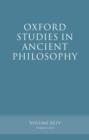 Image for Oxford studies in ancient philosophyVolume 44