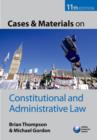 Image for Cases &amp; materials on constitutional &amp; administrative law