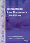 Image for Blackstone&#39;s international law documents