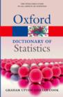 Image for A dictionary of statistics