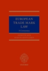 Image for European Trade Mark Law