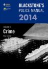 Image for Blackstone&#39;s Police Manual Volume 1: Crime