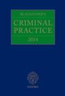 Image for Blackstone&#39;s Criminal Practice 2014 (Book with All Supplements) 2014