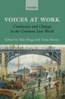 Image for Voices at work  : continuity and change in the common law world