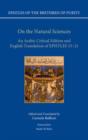 Image for On the natural sciences  : an Arabic critical edition and English translation of Epistles 15-21